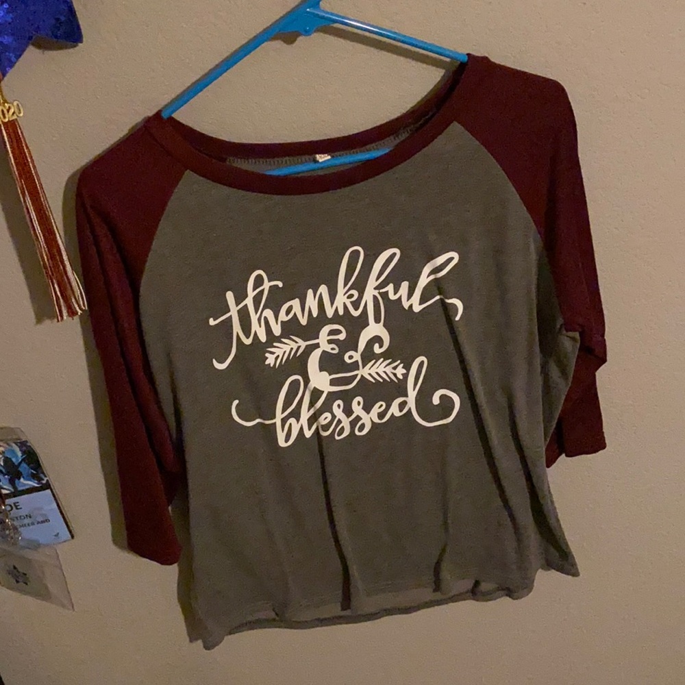 thankful and blessed shirt